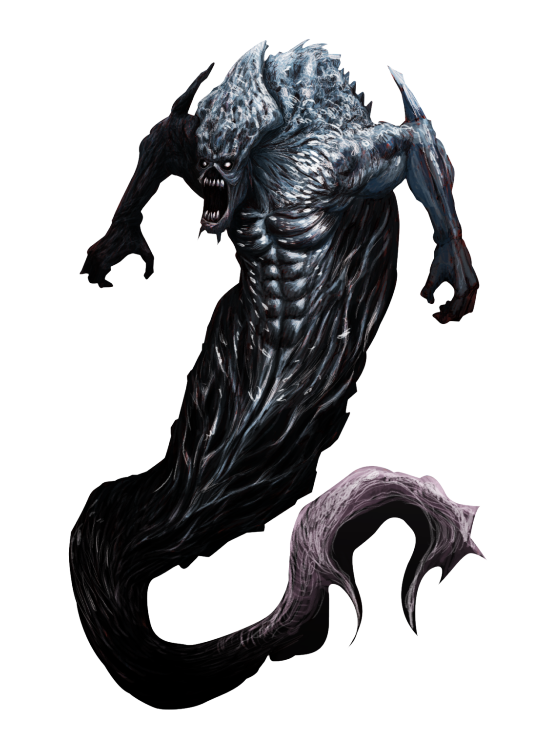 【モンスター素材】 ダゴン (クトゥルフ神話系) 神話生物 フリー素材 | 素材屋『氏』