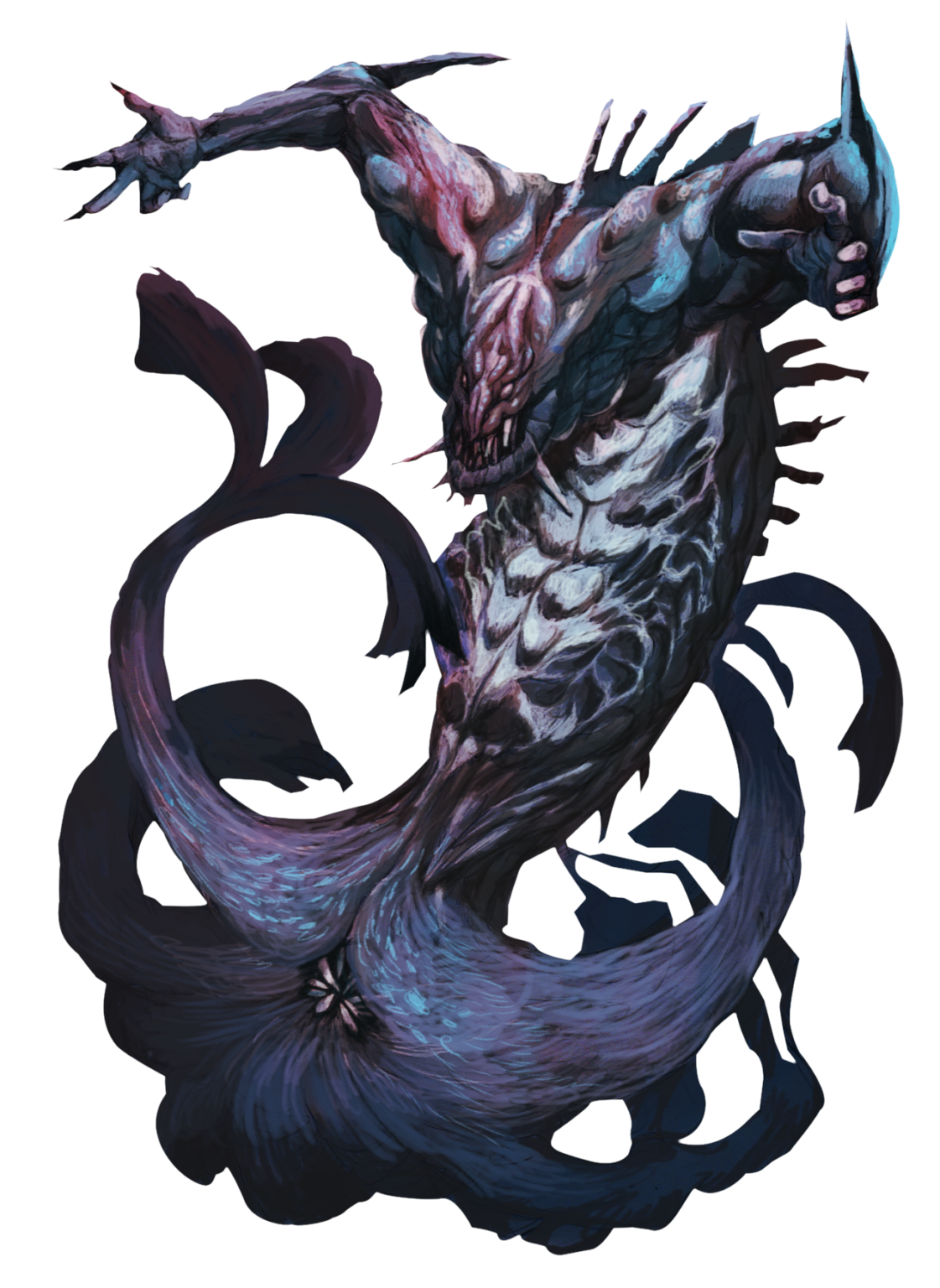 【モンスター素材】 ヒュドラ （ハイドラ） [クトゥルフ神話系] 神話生物 フリー素材 | 素材屋『氏』